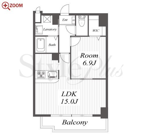 続き間の1LDK