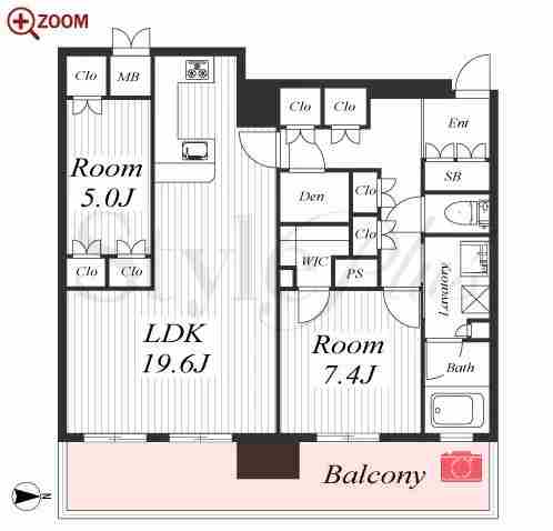 ブランズタワー御堂筋本町 間取り