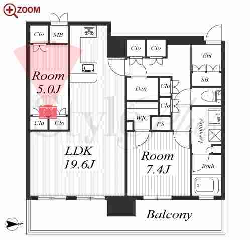 ブランズタワー御堂筋本町 間取り
