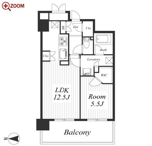 ブランズタワー御堂筋本町 間取り