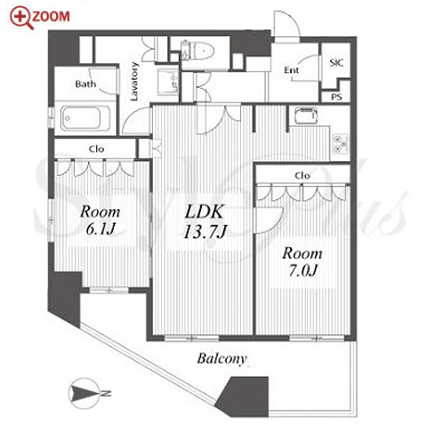 リーガル梅田EAST 間取り