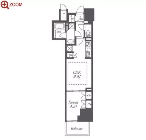 ブランズ大阪松屋町 間取り