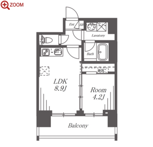 ノルデンタワー南森町プレミアム 1LDK 34.61m² ¥100,000〜】の賃貸情報