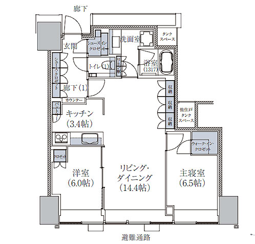 Brillia Tower堂島 間取り