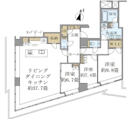 Brillia Tower堂島 間取り