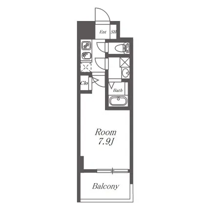 S-RESIDENCE新大阪WEST 間取り