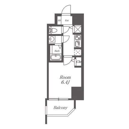 S-RESIDENCE新大阪WEST 間取り