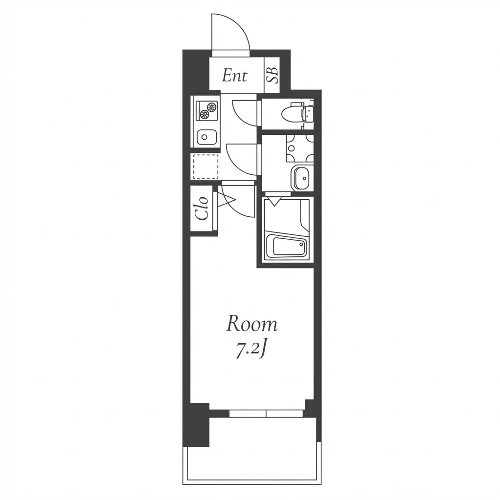 S-RESIDENCE新大阪WEST 間取り