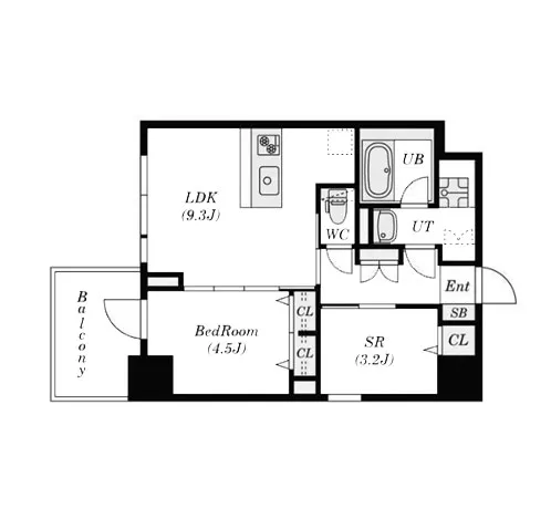 S-RESIDENCE福島diverse 間取り