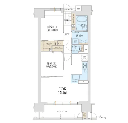 ラシュレ新大阪URBAN CROSS 間取り