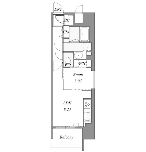 S-RESIDENCE天満橋ar 間取り
