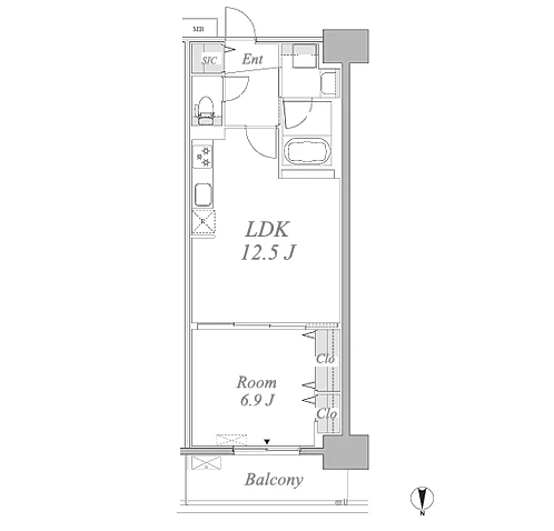グランセジュール大国町 間取り