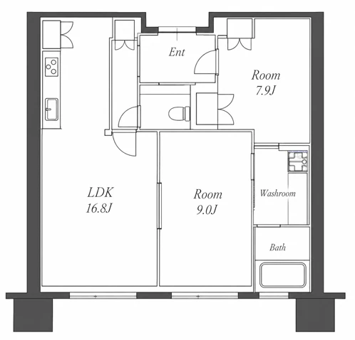 グラングリーン大阪 THE NORTH RESIDENCE 間取り