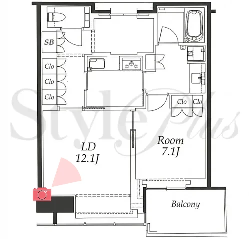 グラングリーン大阪 THE NORTH RESIDENCE 間取り