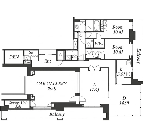 グラングリーン大阪 THE NORTH RESIDENCE 間取り