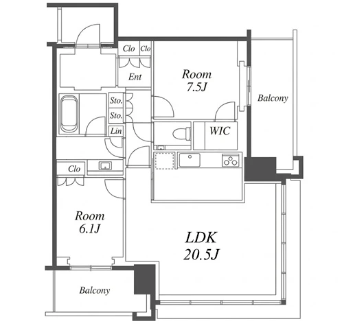 グラングリーン大阪 THE NORTH RESIDENCE 間取り