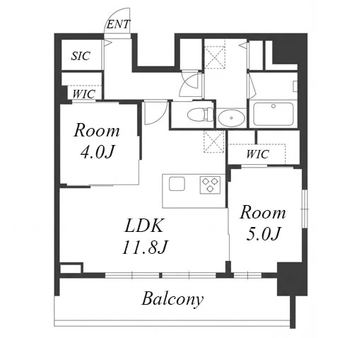 S-RESIDENCE松屋町asence 間取り