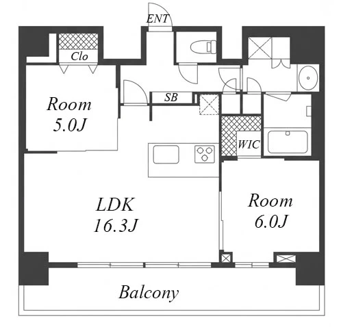 S-RESIDENCE松屋町asence 間取り