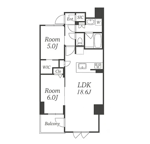 S-RESIDENCE谷町六丁目alo 間取り