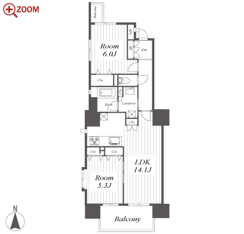CONOE本町通 間取り