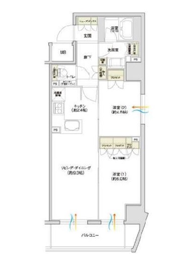 サンマイン北浜 間取り