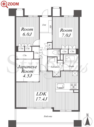 ライオンズ東山レジデンス 間取り