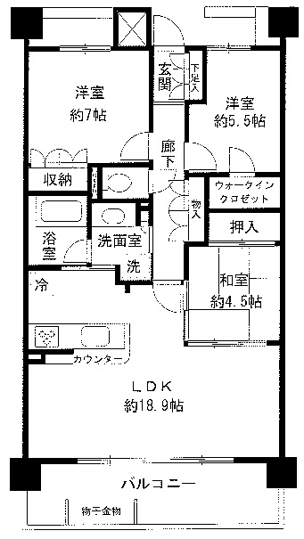 東山公園レジデンス 間取り