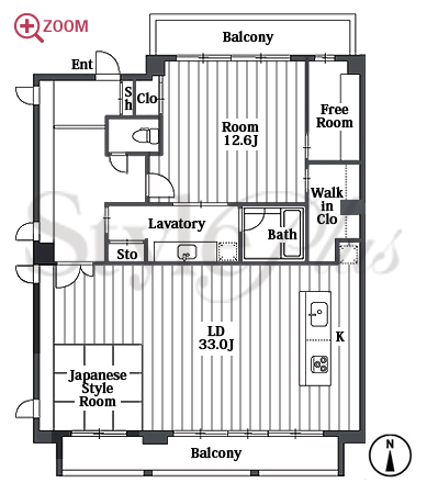 アプリーレ久屋大通公園 間取り