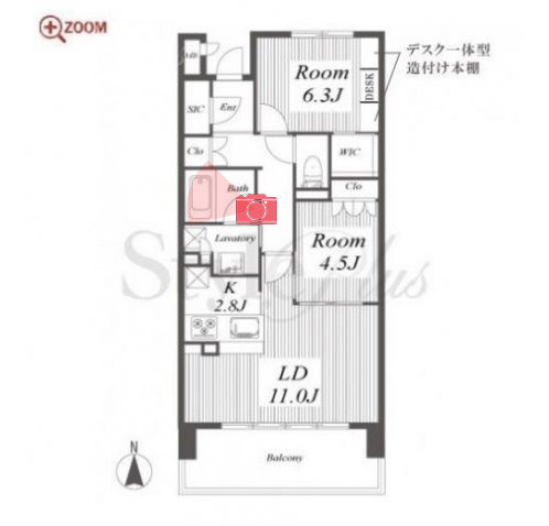 パークナード名古屋駅 間取り