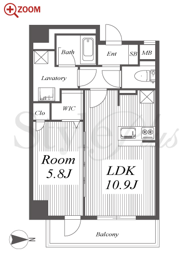 RESIDENCE丸の内七間町 間取り