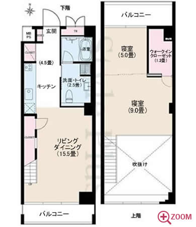 スクエア名駅南 間取り