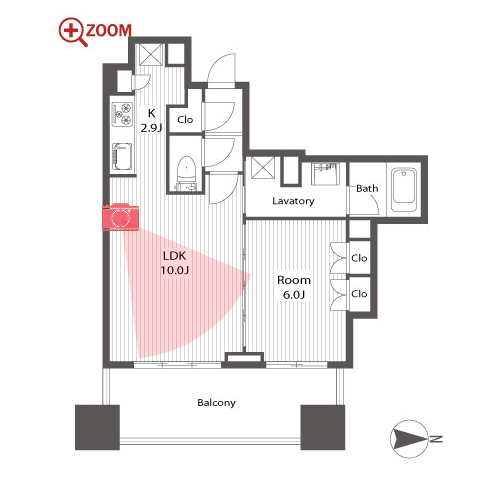 シティタワー名古屋久屋大通公園 間取り