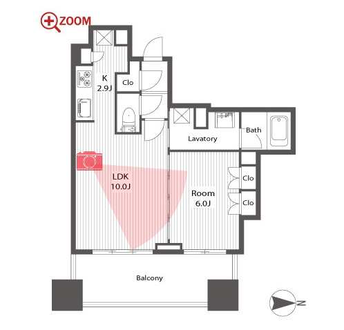 シティタワー名古屋久屋大通公園 間取り
