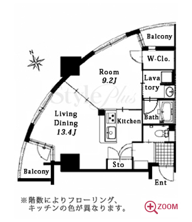 ドゥーエ上前津 間取り