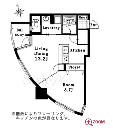 ドゥーエ上前津 間取り