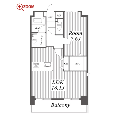The Residence Imaike 間取り