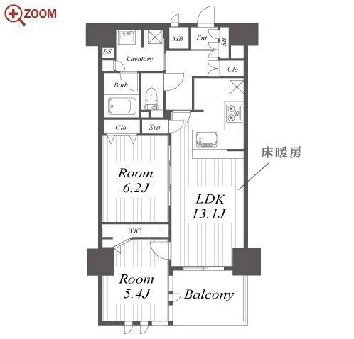 プレサンスジェネ葵 間取り