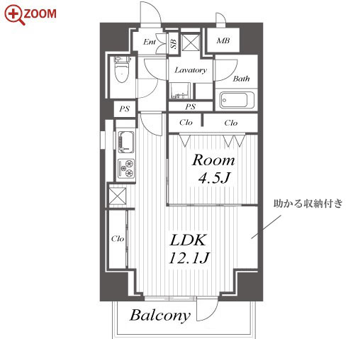 プレミアムコート新栄 間取り