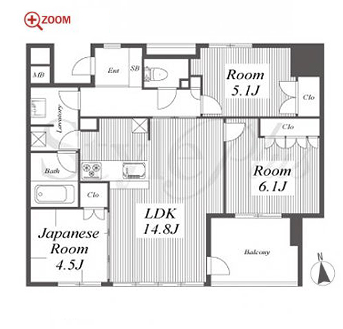 グランドメゾン桐林町 間取り