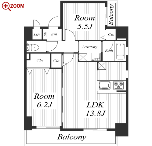Residence Nagoya 間取り