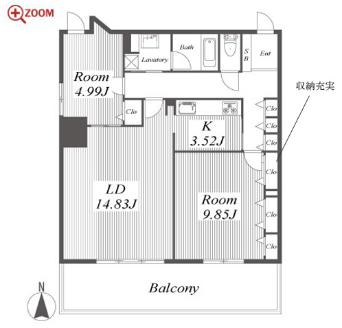 グラン・アベニュー 白川公園 間取り