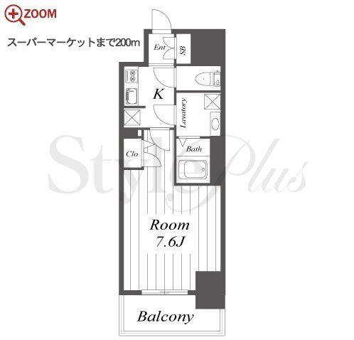 S-RESIDENCE葵 間取り