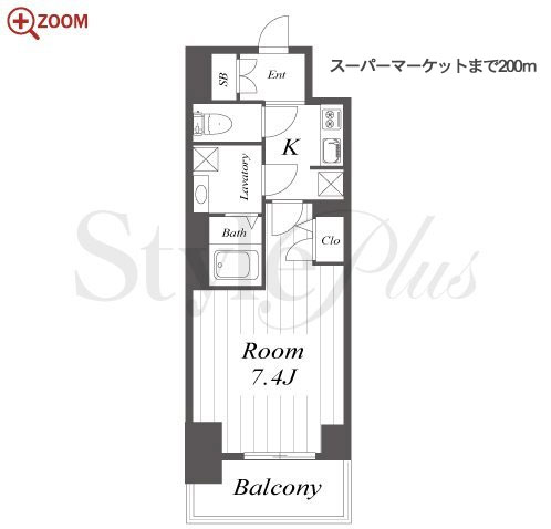 S-RESIDENCE葵 間取り
