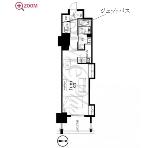 エルブ葵 (HERBE葵) 間取り