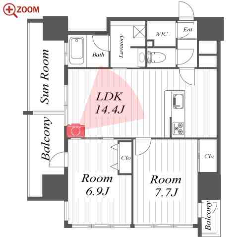さくらHills NISHIKI Platinum Residence 間取り