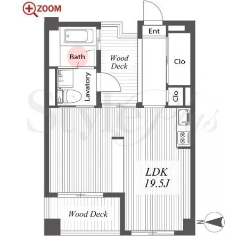 白川公園パークマンション 間取り