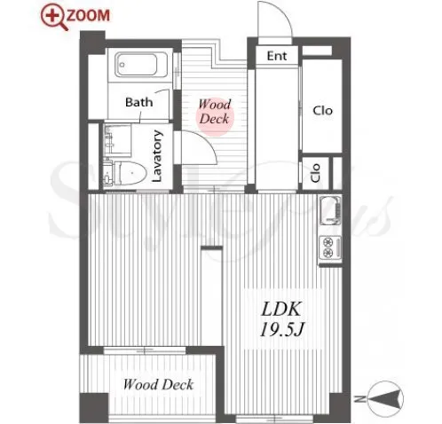 白川公園パークマンション 間取り