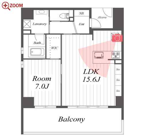RESIDENCE KIKUZAKA 間取り