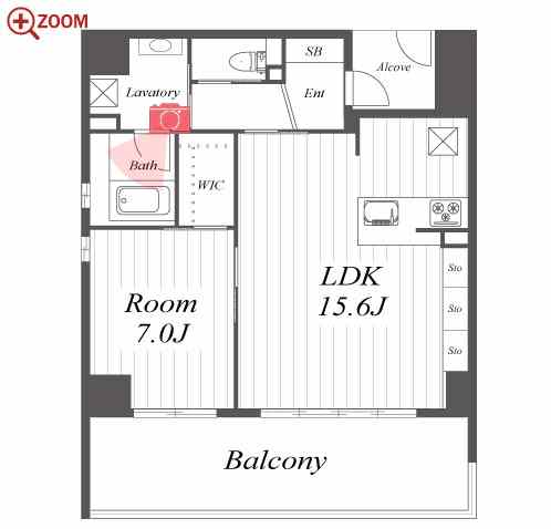 RESIDENCE KIKUZAKA 間取り