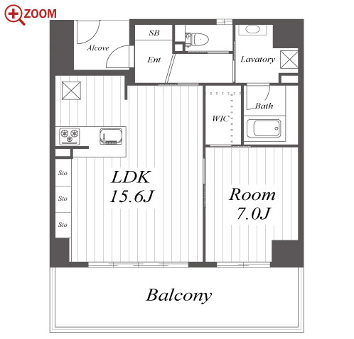RESIDENCE KIKUZAKA 間取り